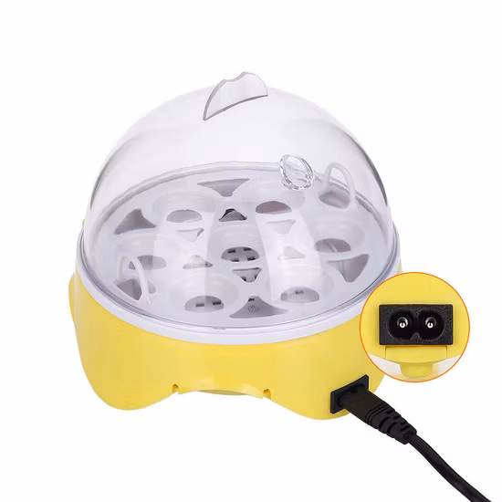 Hhd venda imperdível 7 ovos alta taxa de incubação mini incubadora de ovos aprovada pela ce